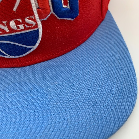 Vintage Sacramento Kings Basketball Snapback Hat Hardwood Classics Acrylic/Wool - Picture 4 of 14